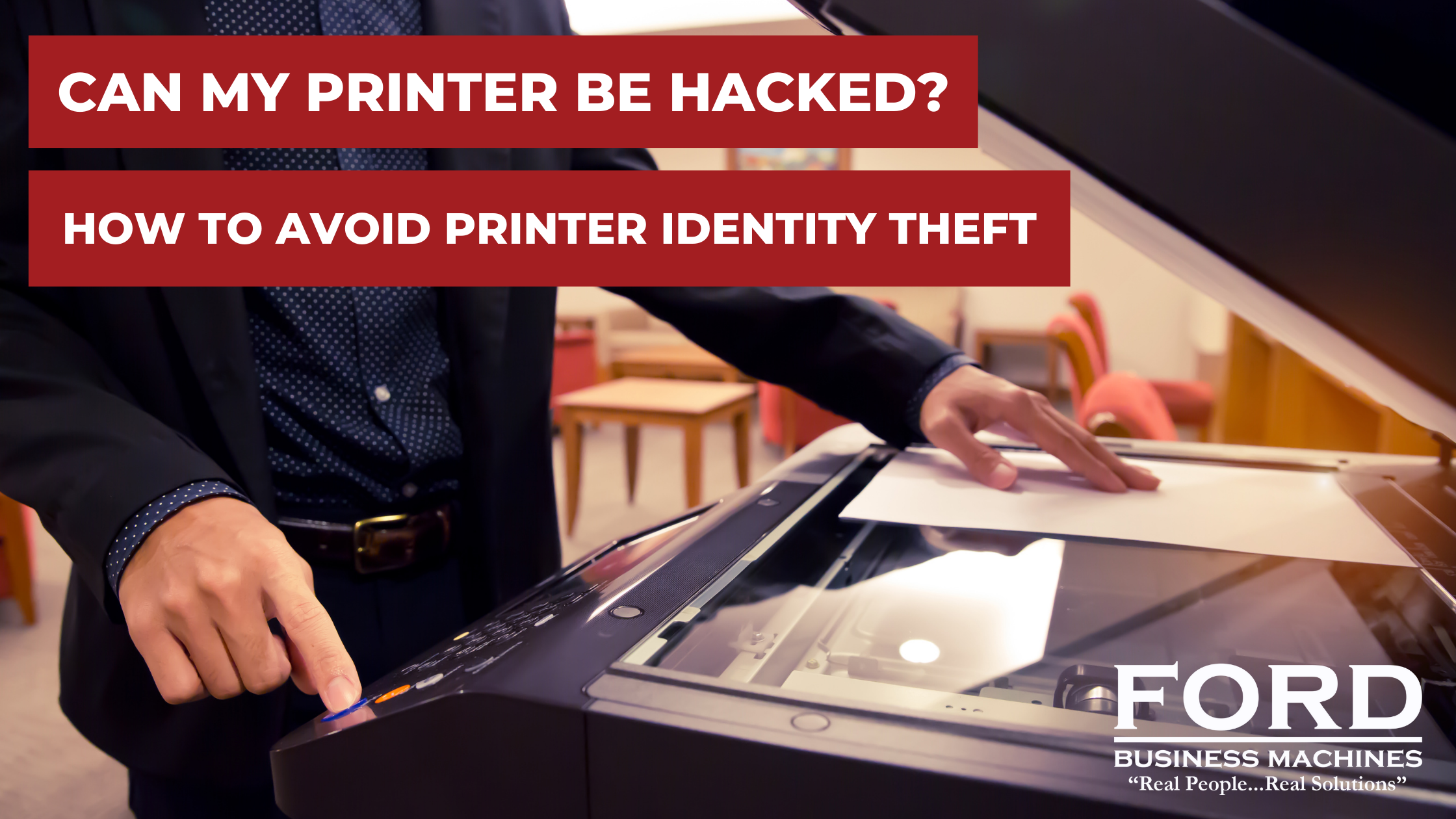 Avoid printer identity theft